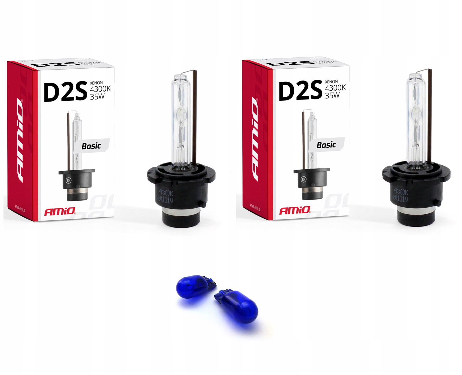 

2x D2S Żarniki Xenon 4300K Homolog W5W