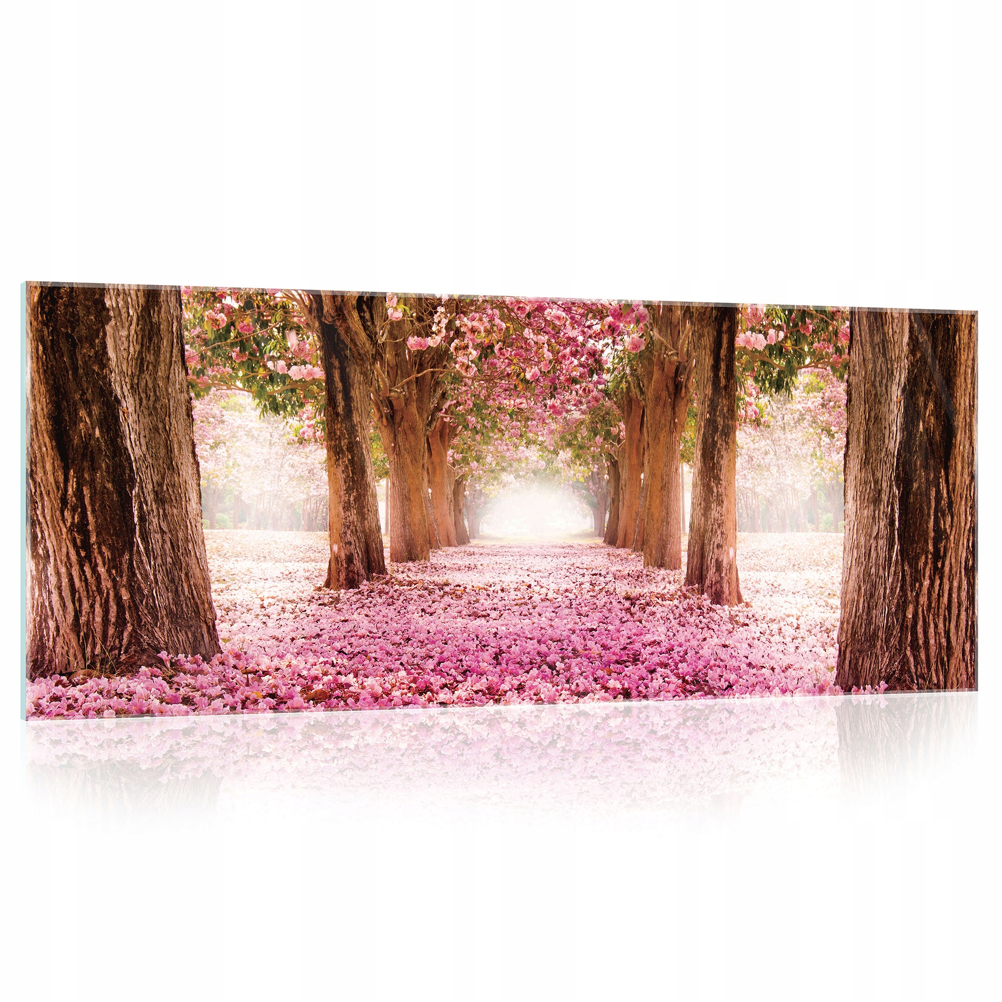 Obraz na skle Stromy krajina 3D 125x50