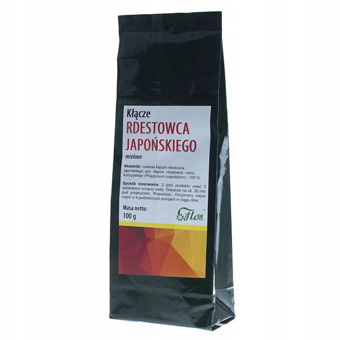 

Rdestowiec japoński kłącze mielone 100g rdest Flos