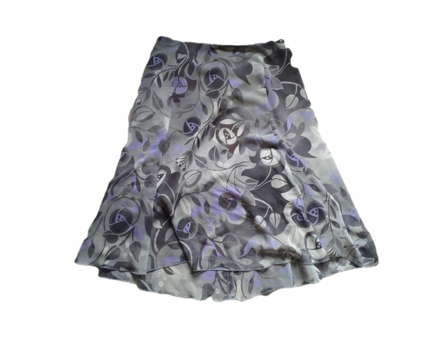 L99_CIENKA ZWIEWNA LETNIA SPÓDNICA Z PODSZEWKĄ_XL