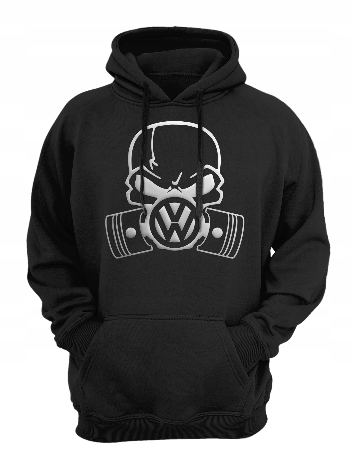

Bluza z kapturem Volkswagen, nadruk Srebro - Vw 32