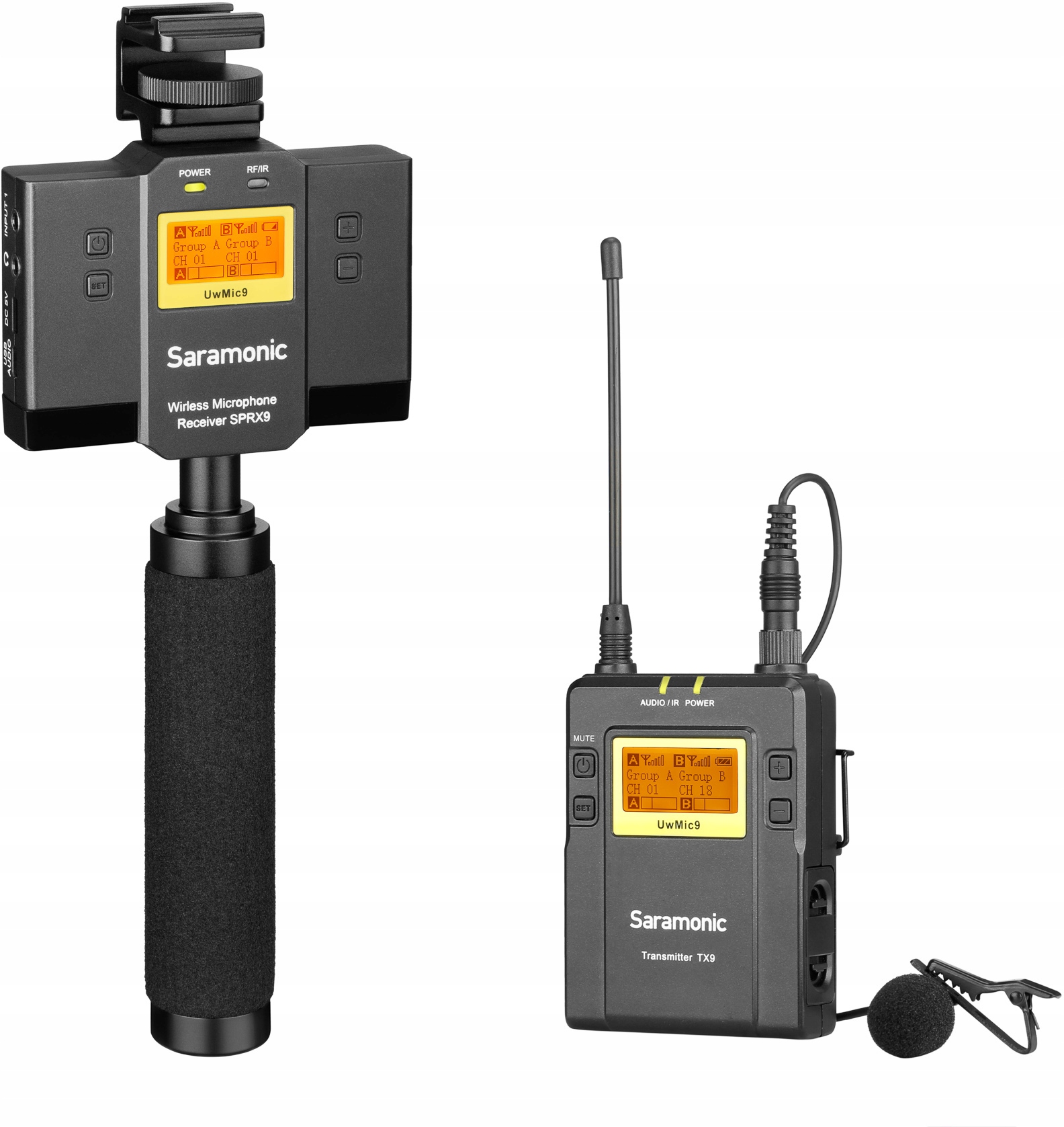 

Saramonic UWMIC9 Zestaw Bezprzewodowy SP-RX9 + TX9