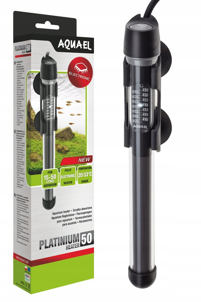 

Grzałka Z Termostatem Aqn Platinium 50W Aquael