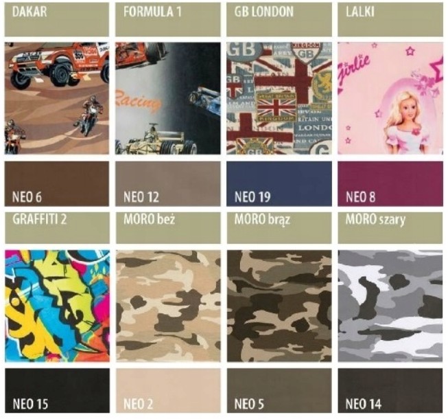 LIBRO Tapczan Łóżko IGA 1LBL GB London JAKOŚĆ ! Typ łóżka pojemnik na pościel otwierany do góry