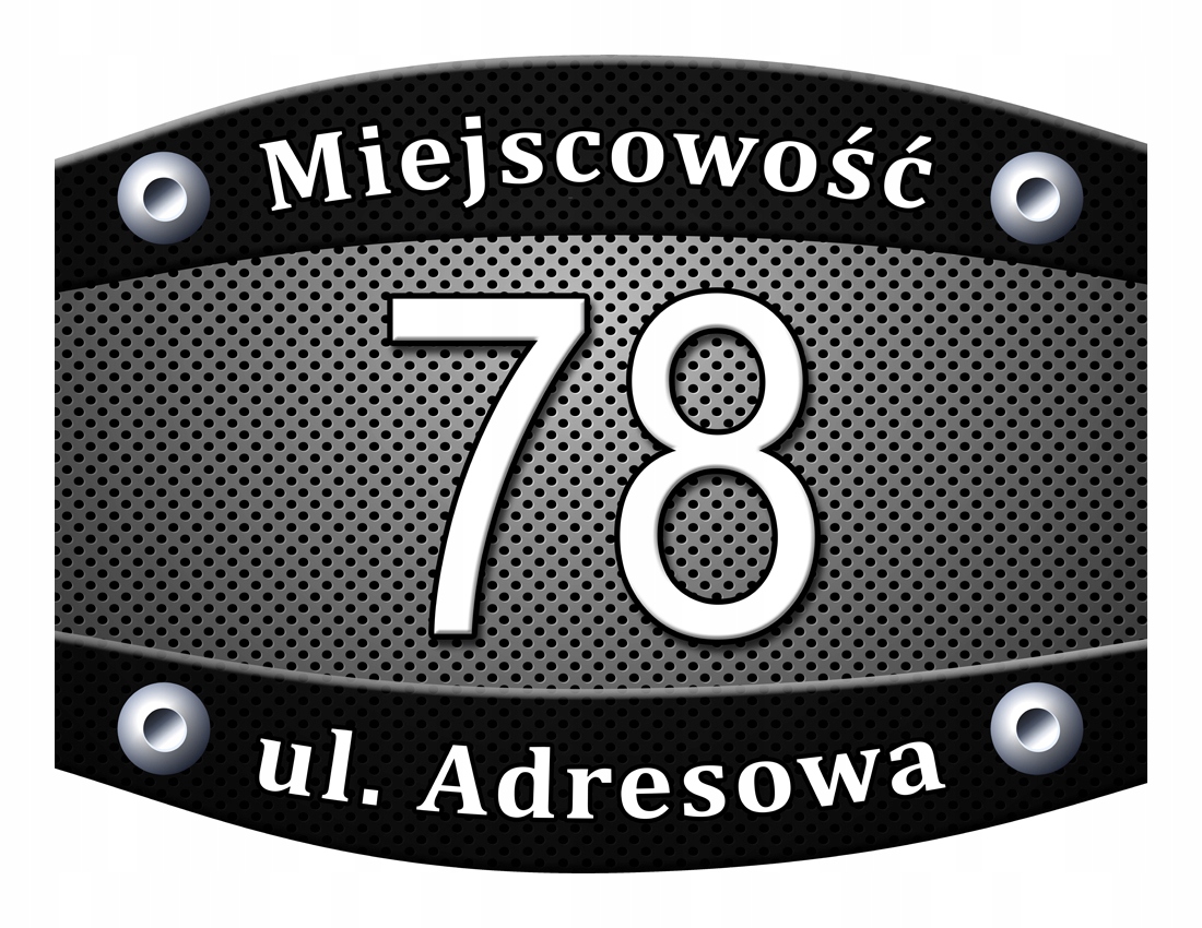 

Tabliczka Adresowa Adres Numer Na Dom znak ulica