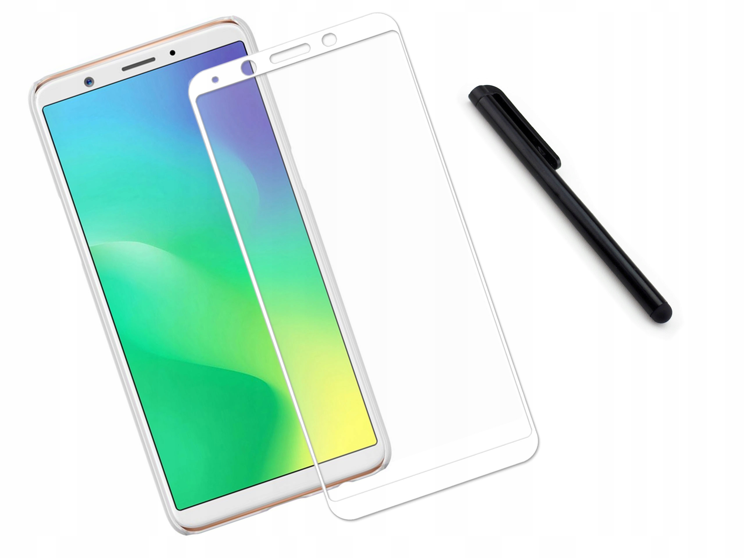 

Zaokrąglone szkło 3D 9H hartowane Oppo A79 Białe