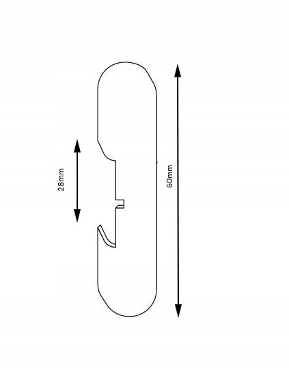 OSŁONKA NA DOCISK ZEWNĘTRZNY ZAWIAS ROMB OKNO BIEL Kod producenta OSŁONKA NA DOCISK BIAŁA