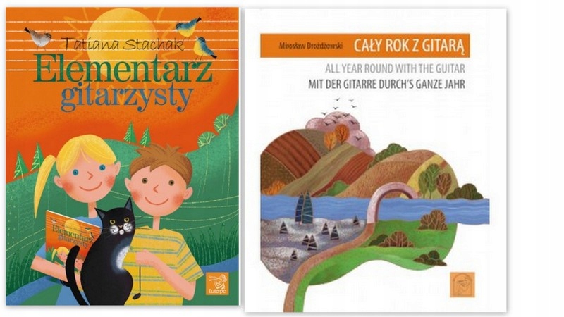 GITARA Elementarz gitarzysty + Cały rok z gitarą