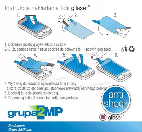 FOLIA OCHRONNA ANTI-SHOCK 5H GARMIN EDGE 520 PLUS Model Garmin Edge 520 i 520 PLUS