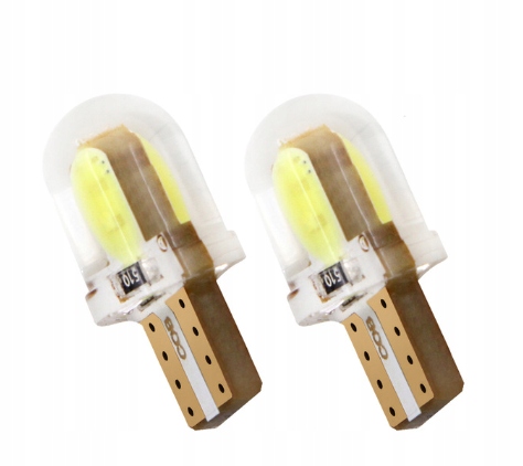 10x ŻARÓWKA MOTOCYKLOWA LED COB 4 CHIP W3W W5W W10W T10 POSTOJÓWKA SILIKON Producent inny