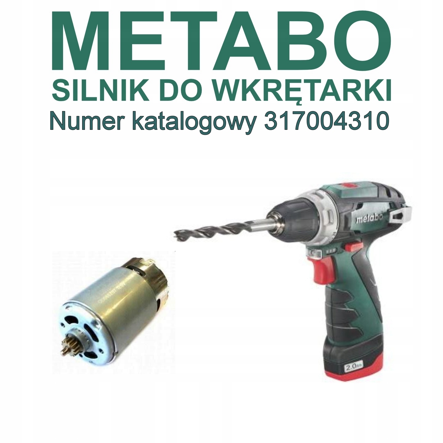 

Metabo Silnik Wkrętarki PowerMaxx 10.8V silniczek