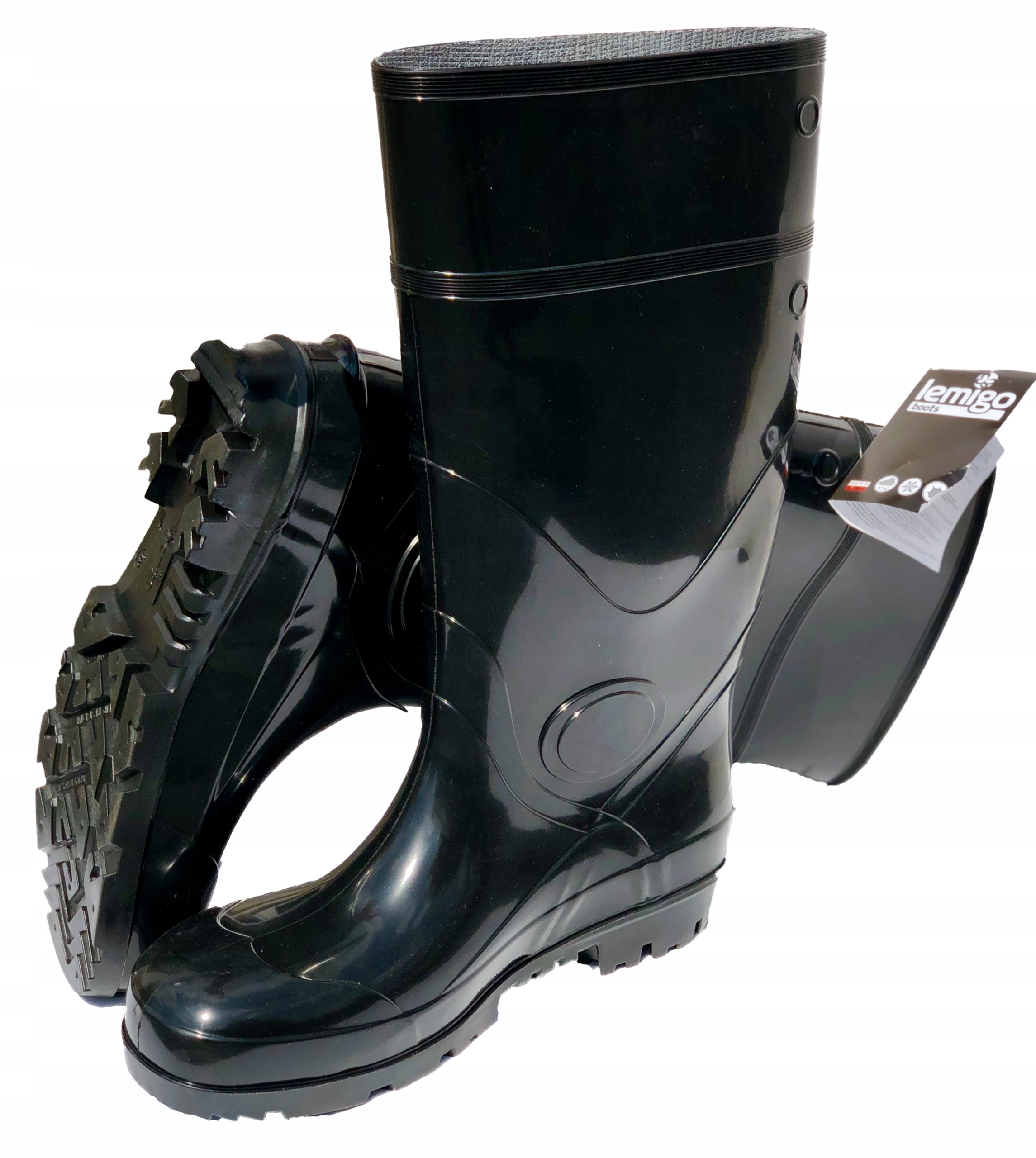 

Kalosze Gumowce Lemigo Wysokie Do Lasu Połysk r 42