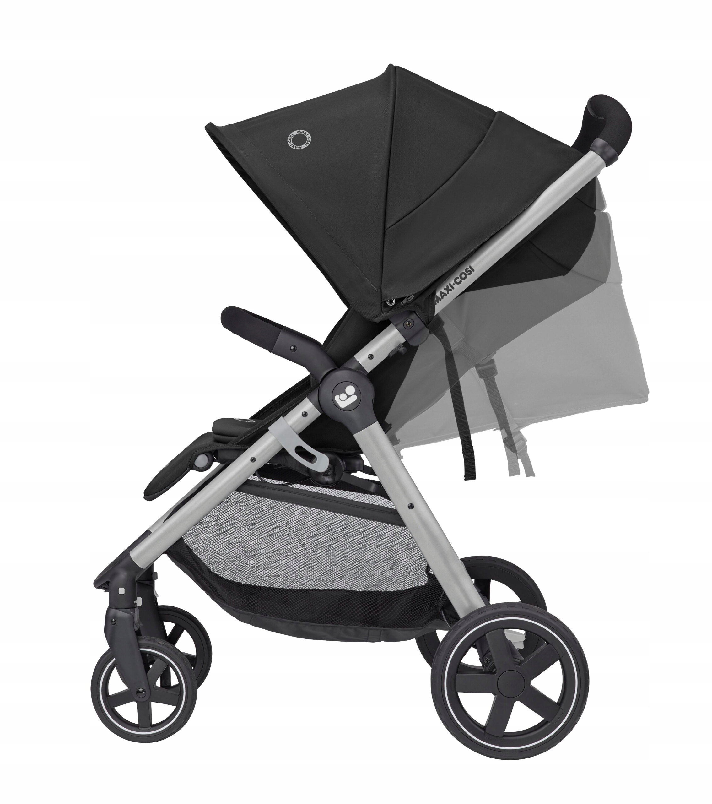 Wozek MAXI COSI GIA NOMAD BLACK KOŁA ŻELOWE Stelaż Aluminiowy