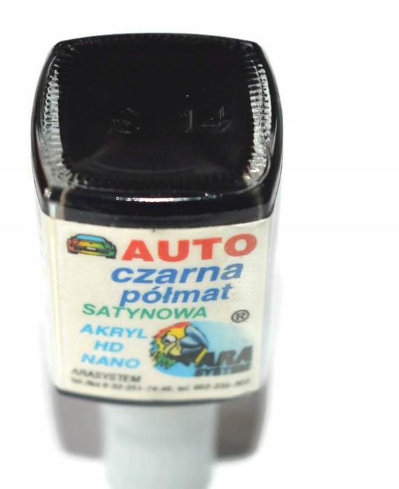 

Czarny Połmat Satynowy Zaprawka Do Rys Ara