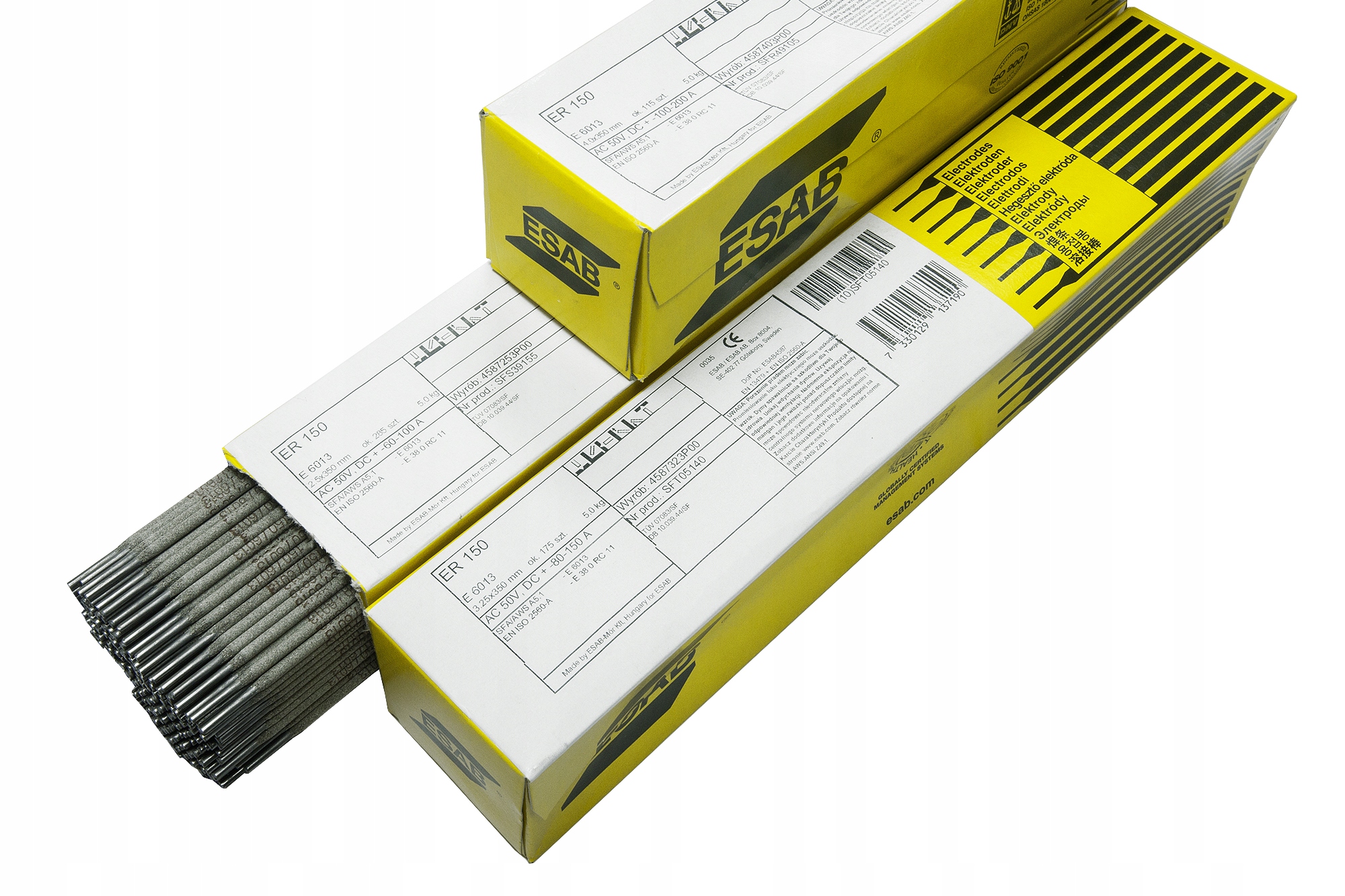 

Elektrody rutylowe Esab Er 150 fi 2,5 x 350 5kg
