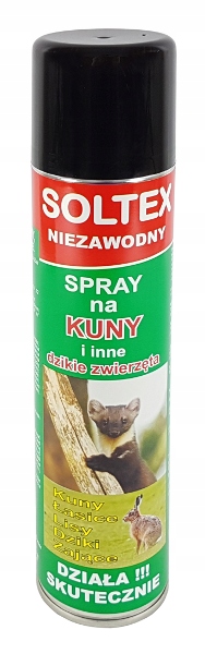 

Odstraszacz przeciw kunom zwierzynie leśnej spray