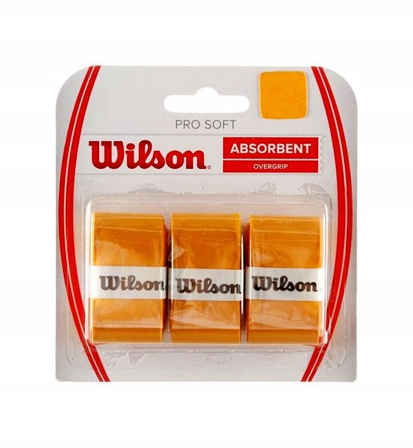 

Owijki Wilson Pro Soft Overgrip Gold 3 Szt.