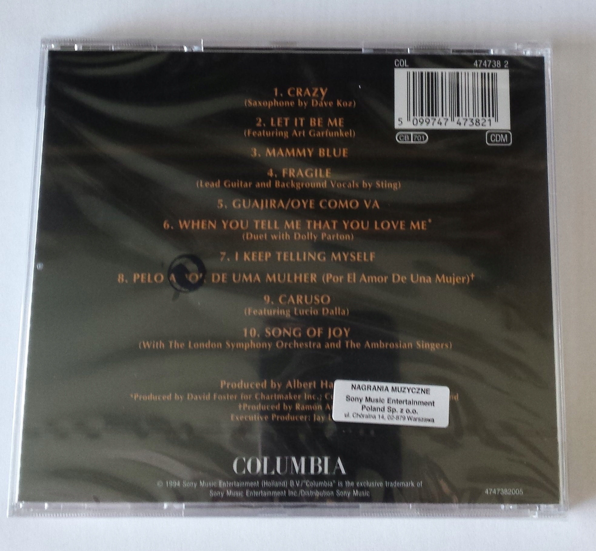 JULIO IGLESIAS - CRAZY [nowe CD] Gatunek pop