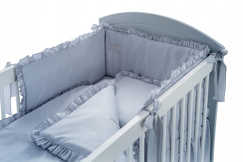 

7el pościel Falbanki* do łóżeczka120x60 Haft