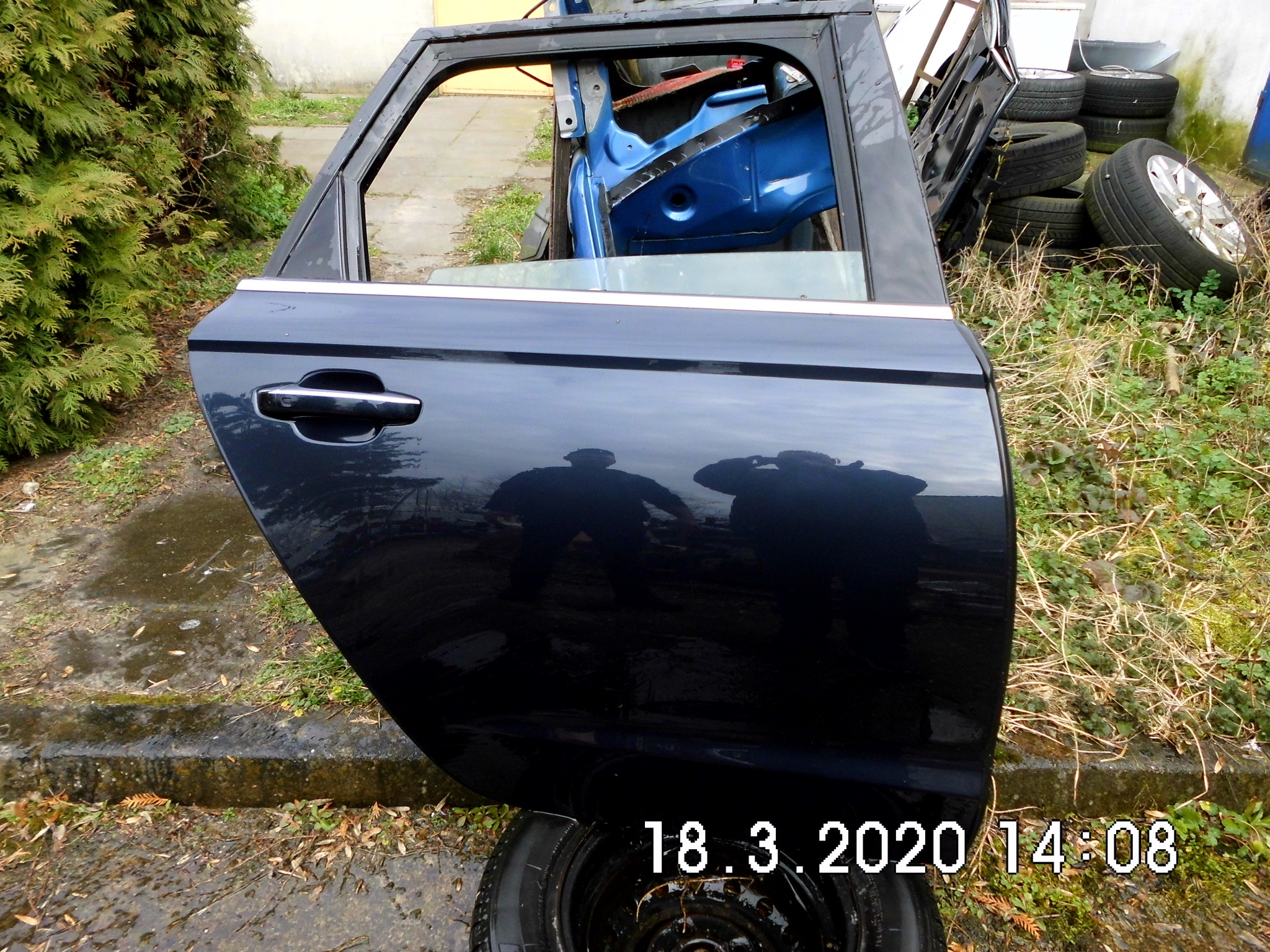 AUDI A6 C7 DRZWI PRAWE TYŁ LZ5Q