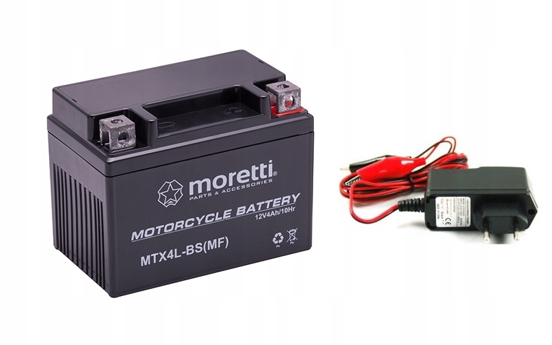 

Akumulator Żelowy 12V MTX4L-BS 4AH Moretti Ładowar