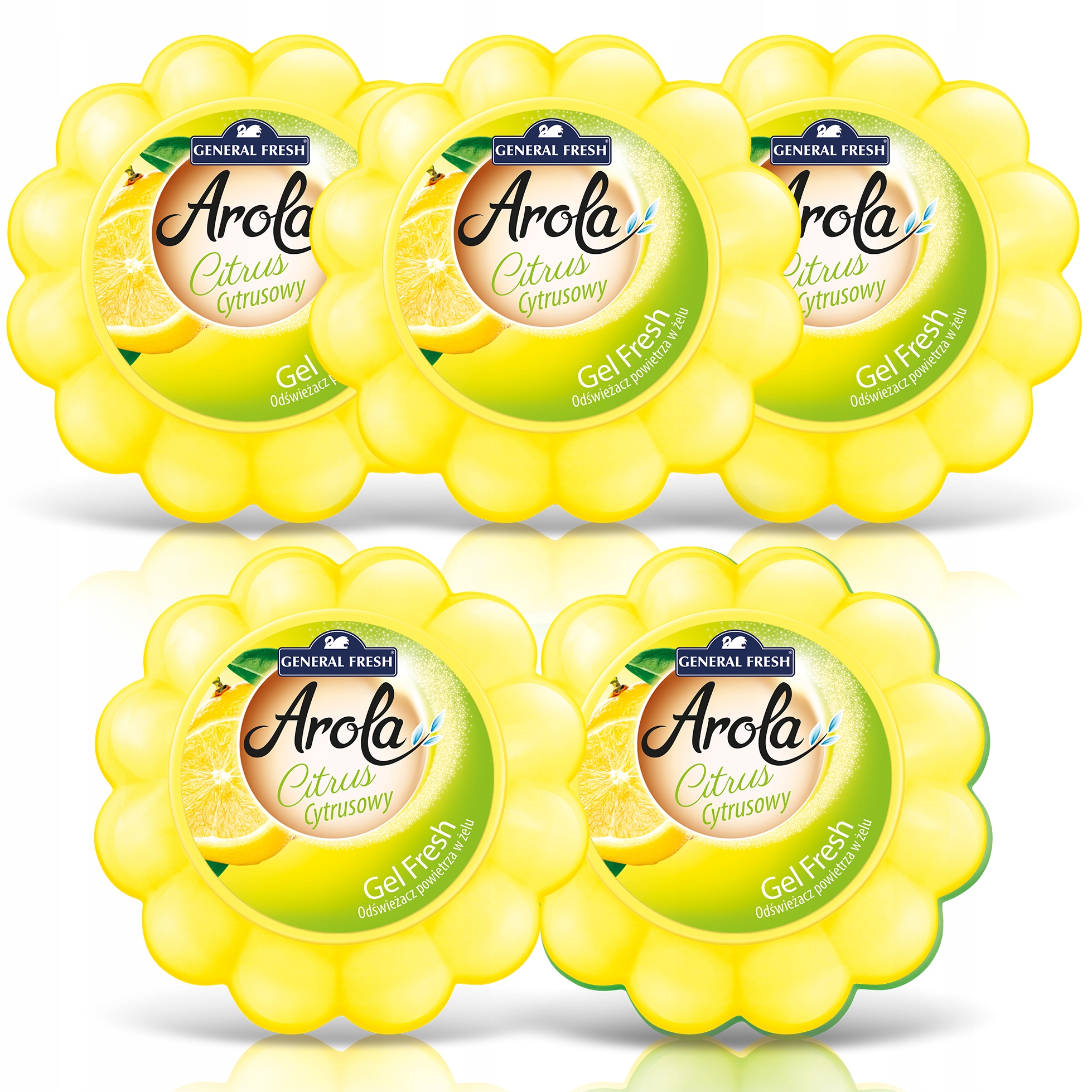 

General Fresh Dynia Arola odświeżacz Cytryna x5