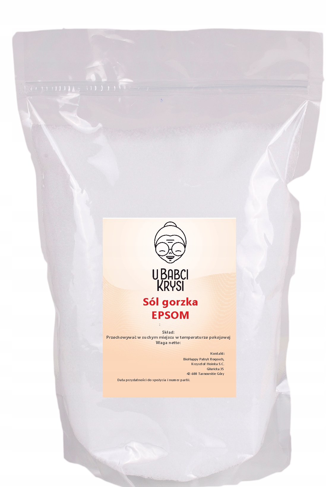 SÓL GORZKA EPSOM 1kg RZYMSKA SIARCZAN MAGNEZU