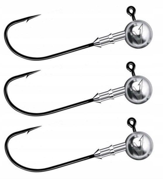 3x GŁÓWKA jigowa DRAGON SPEED 15g hak 6/0 15 g