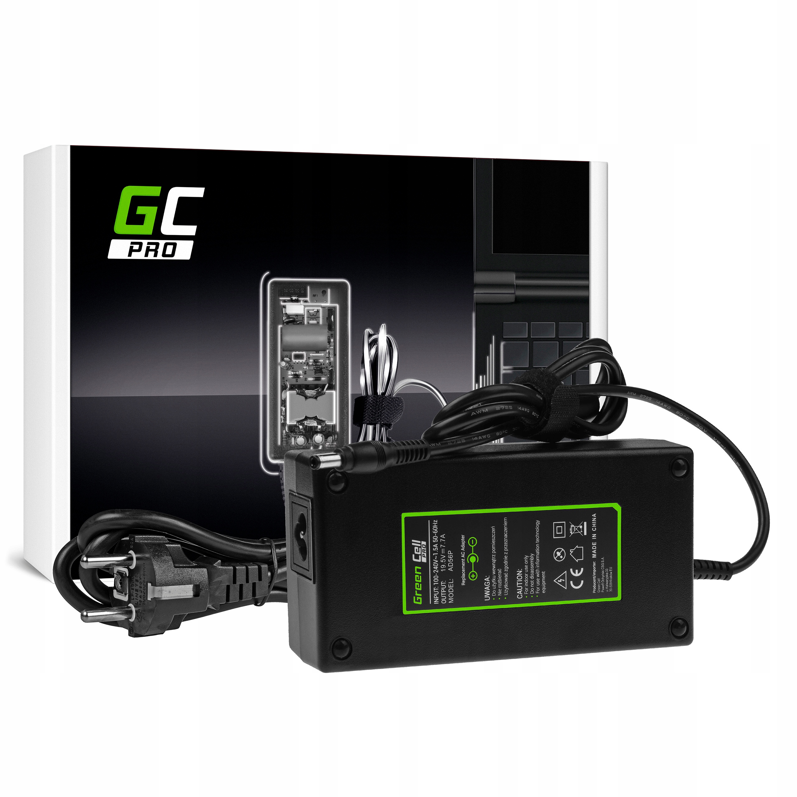 

Ładowarka 150W do Asus Msi 19.5V 7.7A 5.5-2.5mm