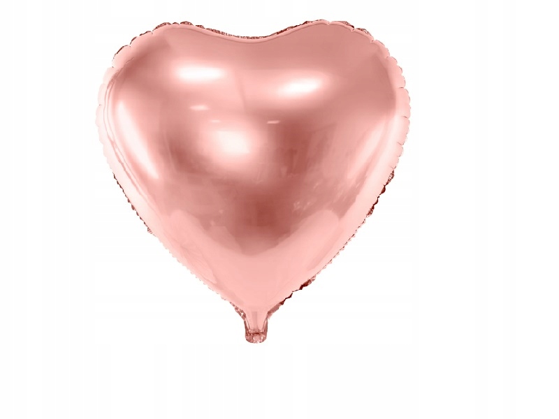 

Zestaw różowe złoto Rose Gold balon Serce 61 cm