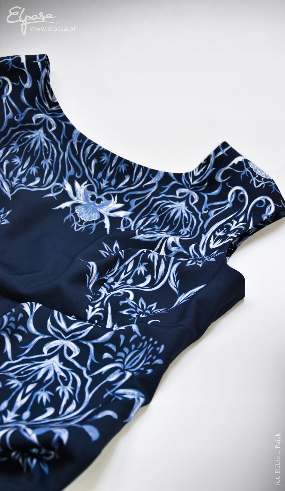 Sukienka ciążowa AMBER L Odcień granatowy