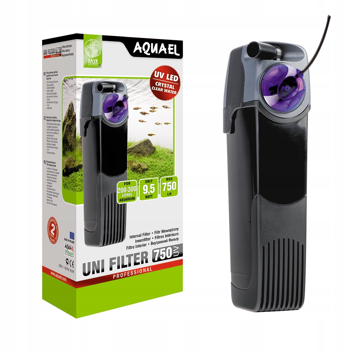 

Aquael Unifilter 750 Uv Filtr Wewnętrzny Akwariowy