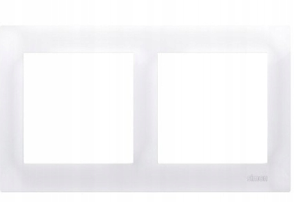 

Simon 54 Ramka Podwójna Biała DR2/11