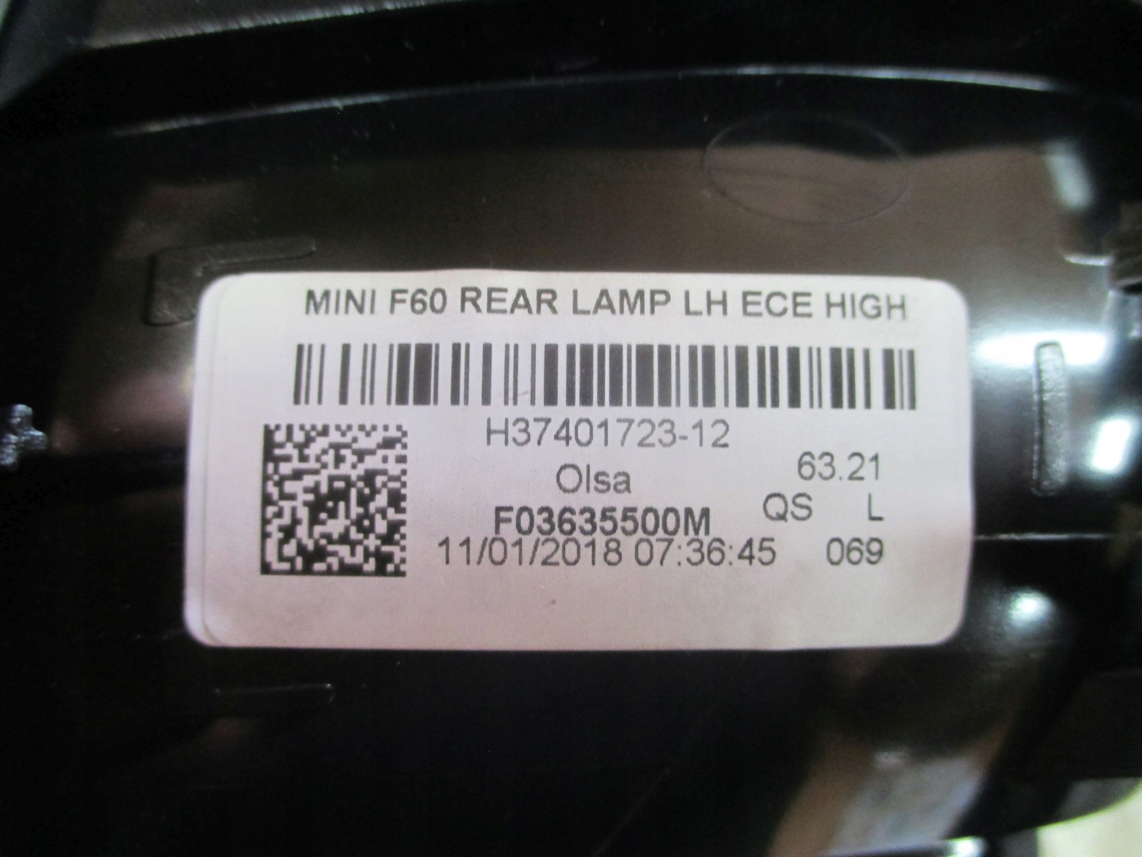 LICHT LINKS ODER RECHTS LED MINI COUNTRYMAN F60 16R
