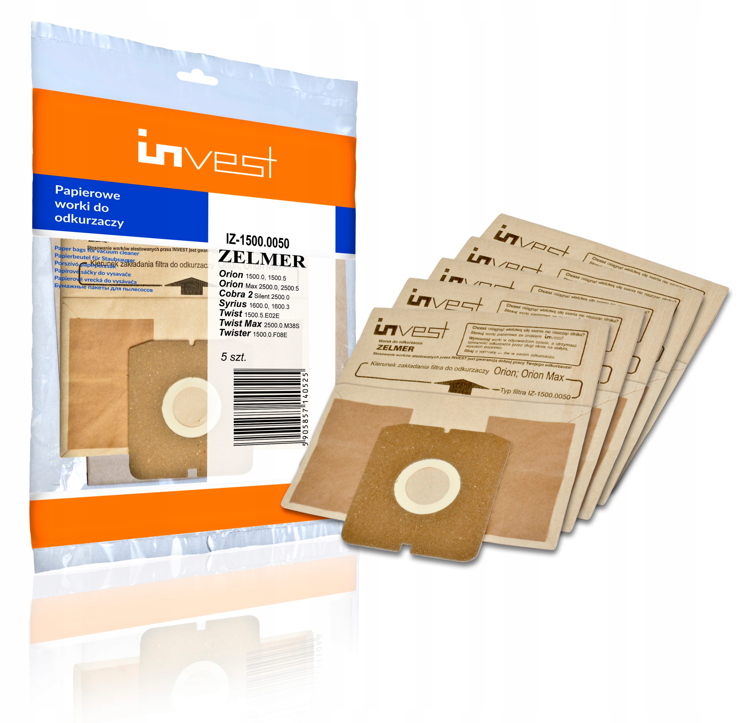 

Worki Do Zelmer 1500, 1600, 2500,ORION, Syrius