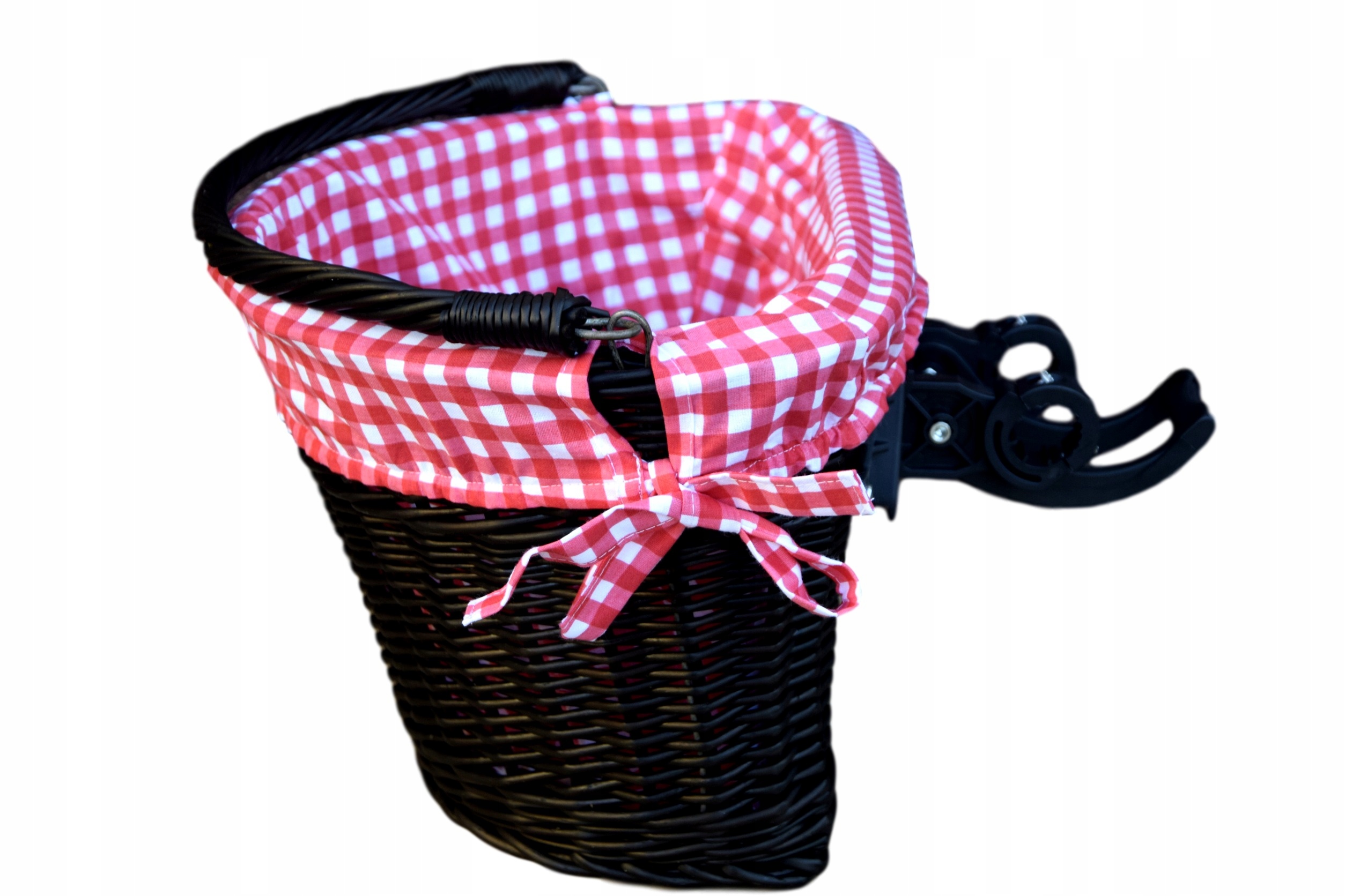 

Koszyk wiklinowy na Rower clik kosz +obszycie 16wz