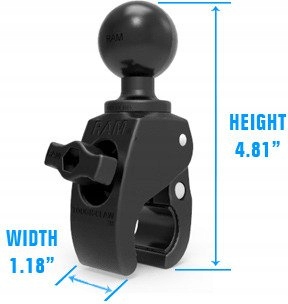 Ram Mount klamra zaciskowa z głowicą RAP-400U Marka Ram mounts