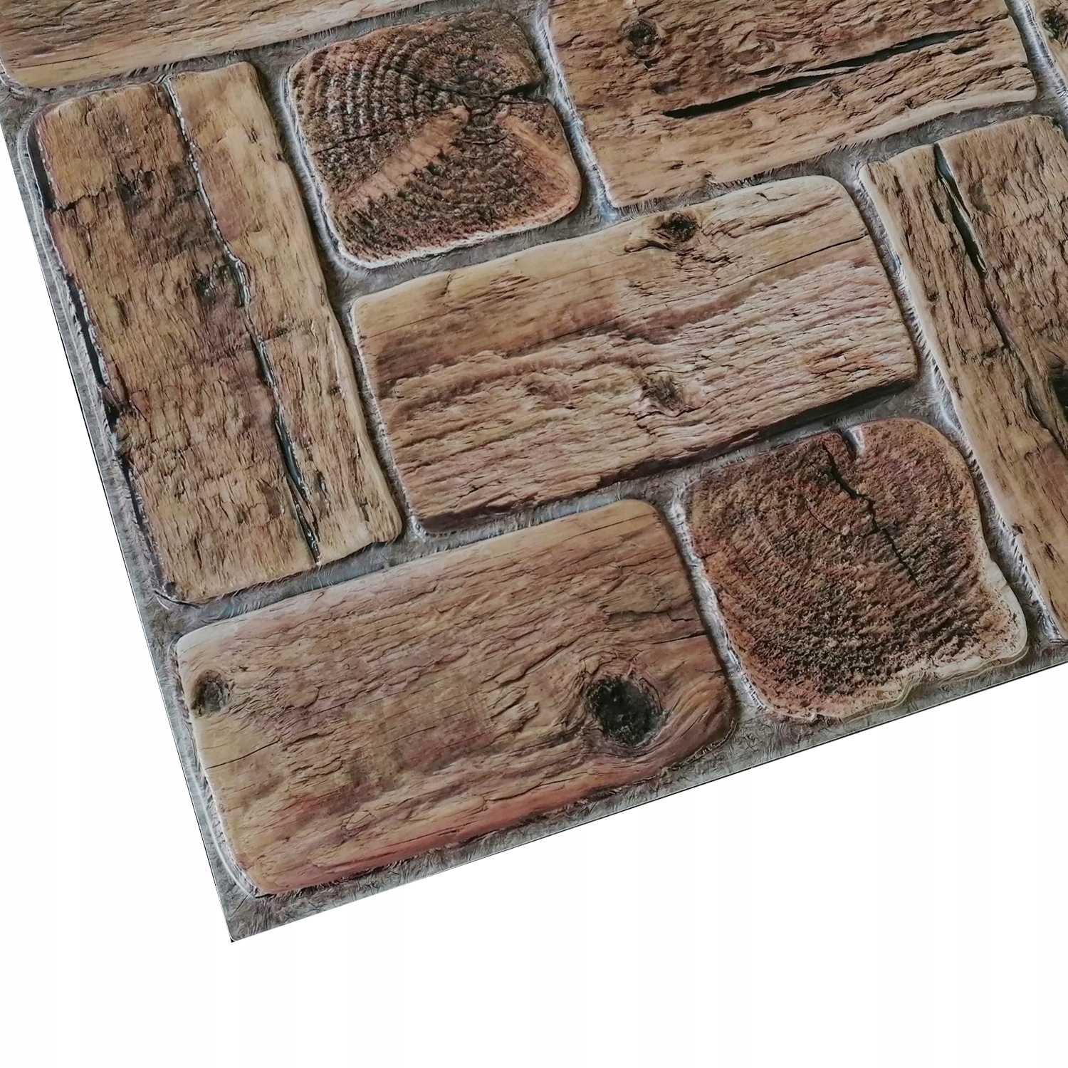 

Ścienne Panele Dekoracyjne 3D Pcv Wood Old Drewno