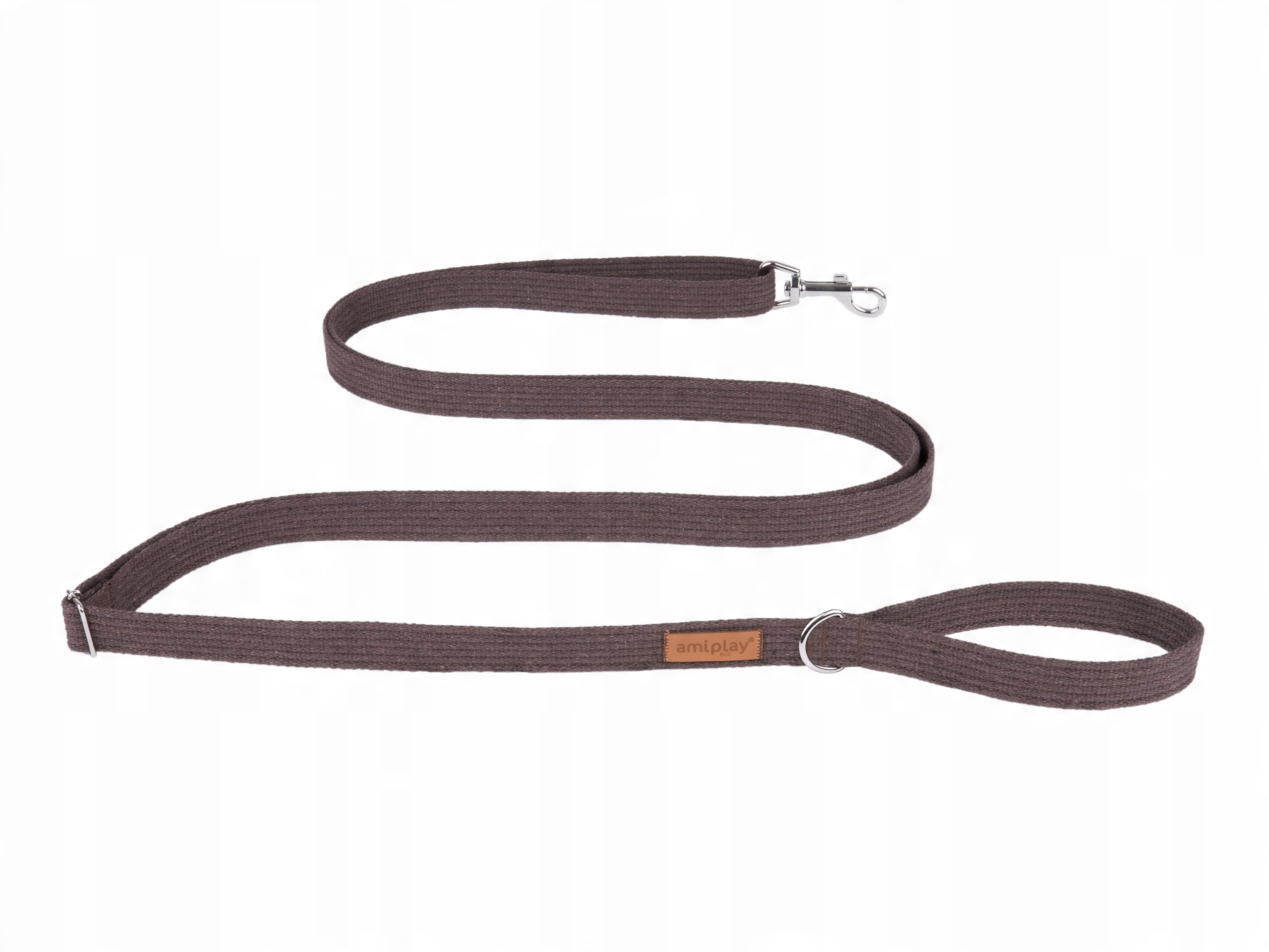 

amiplay Smycz regulowana Easy Fix Cotton XL Brąz
