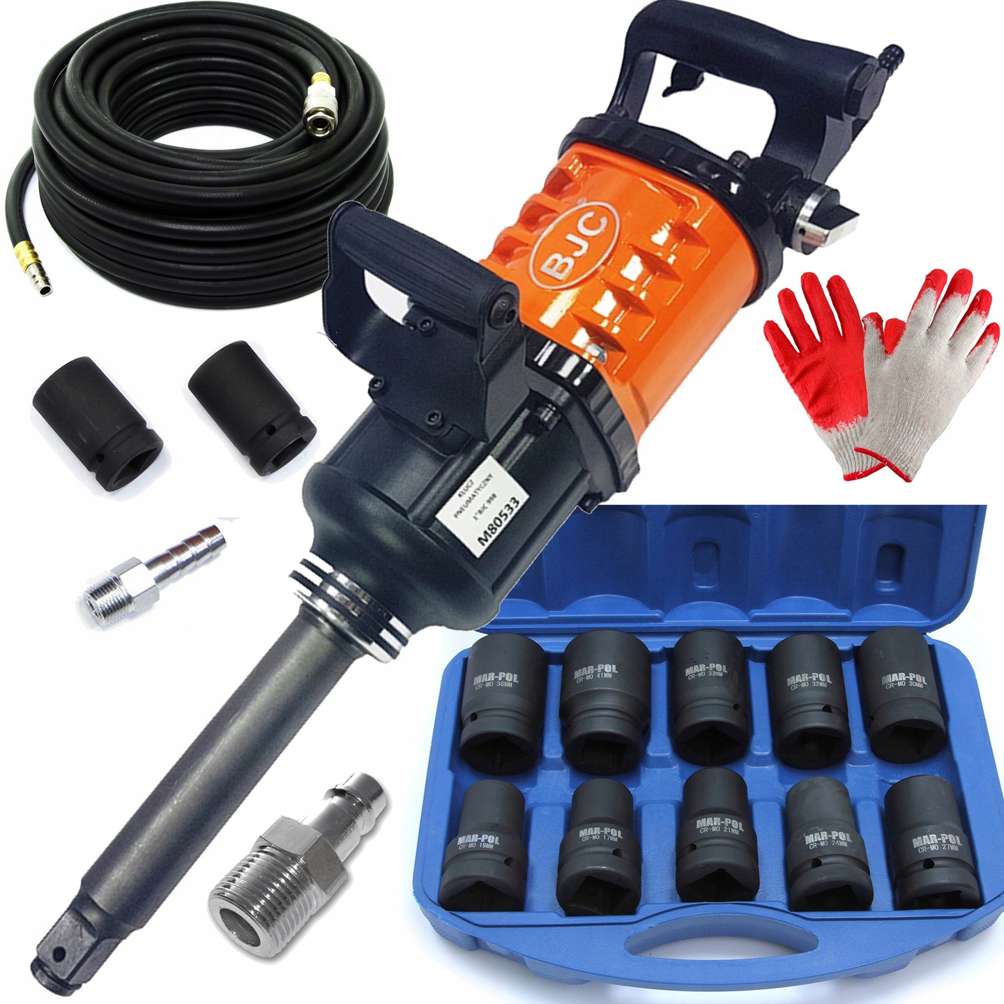 ПНЕВМАТИЧЕСКИЙ УДАРНЫЙ ГАЙКОВЕРТ ДЛЯ КОЛЕС BJC 1 TIR 5000NM