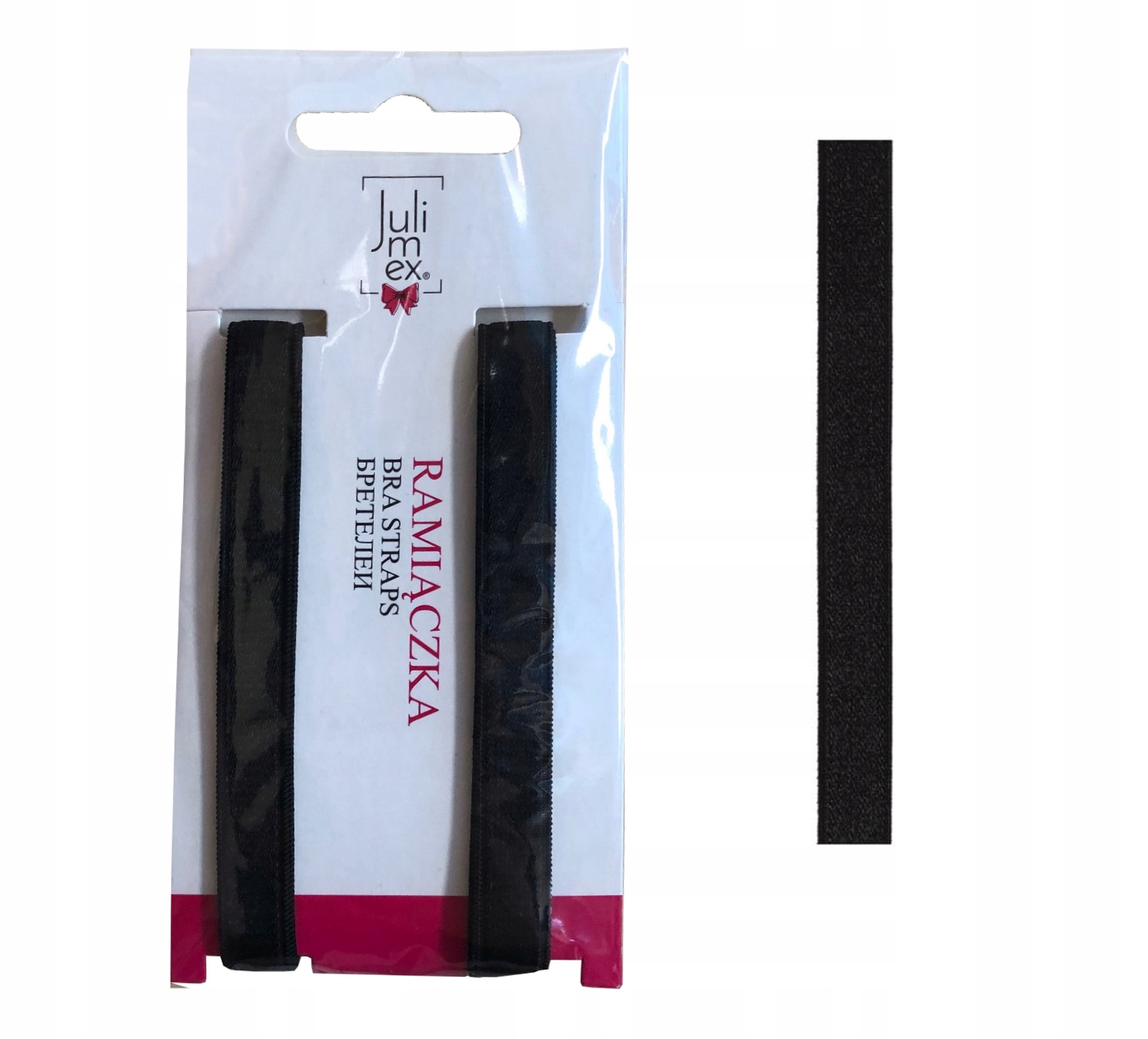 

Julimex ramiączka materiałowe czarne 10mm