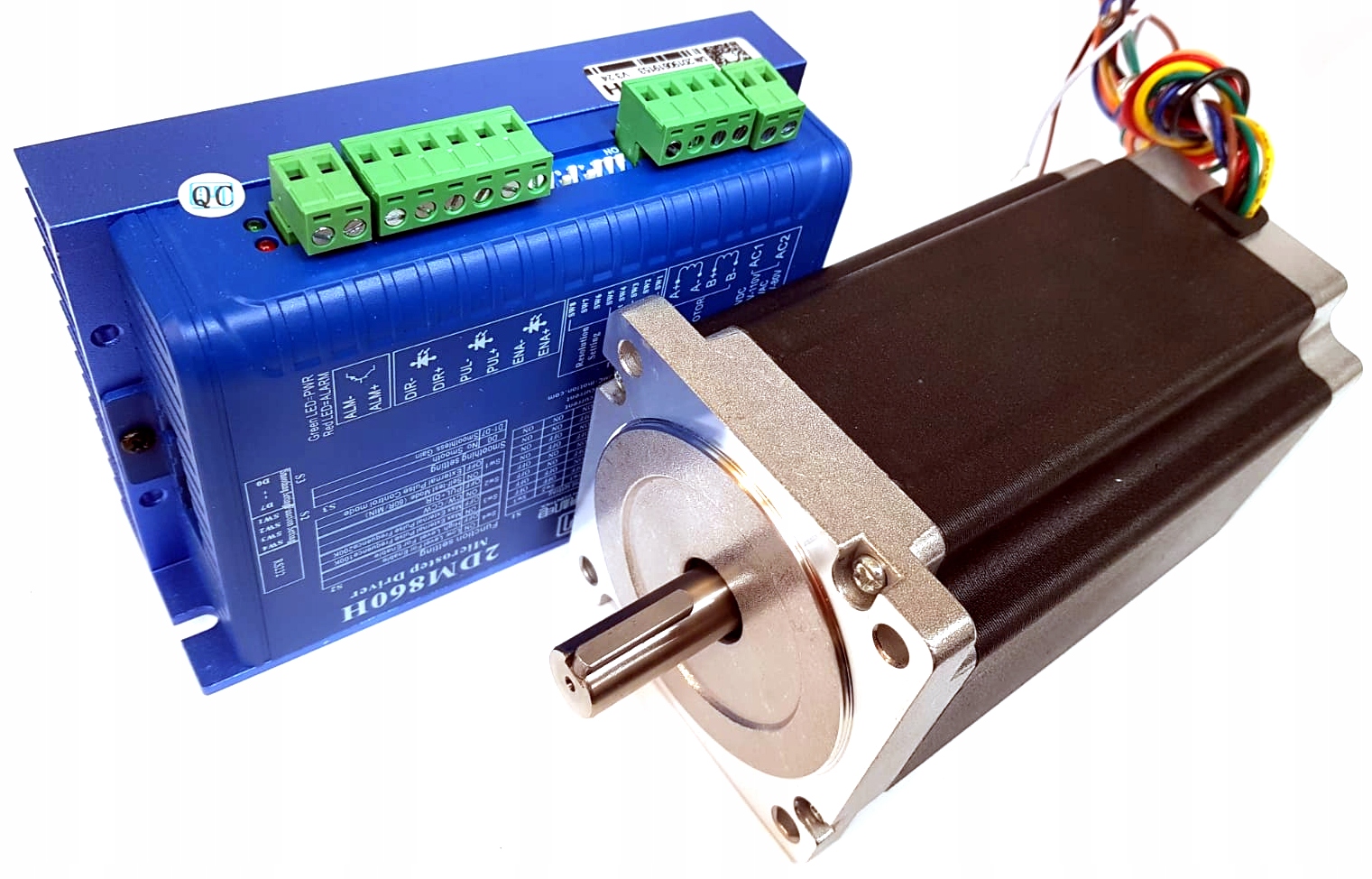 Silnik 12.5Nm, sterownik 2DM860H CNC