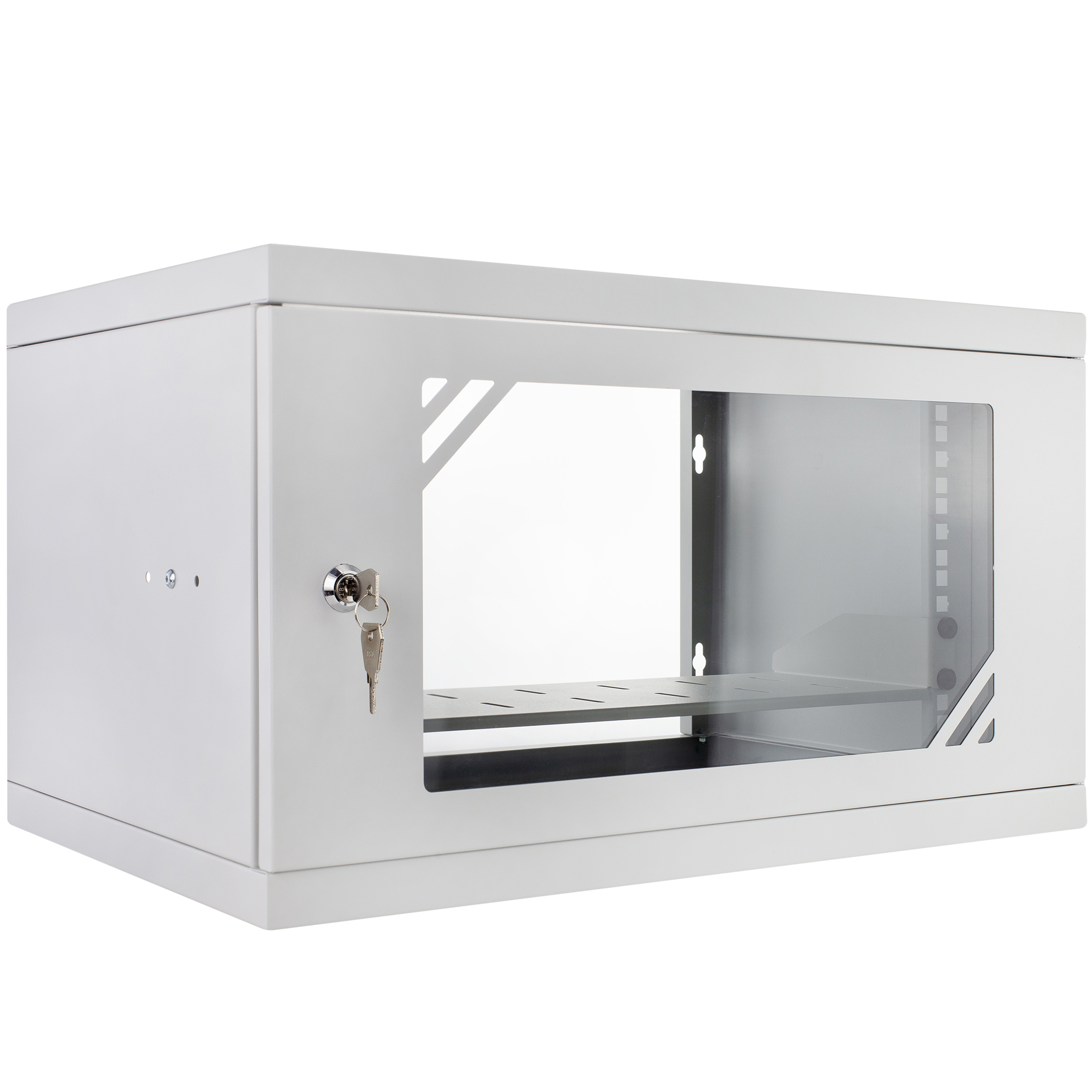 

Polska Szafa Rack wisząca 19" 6U 350mm +półka
