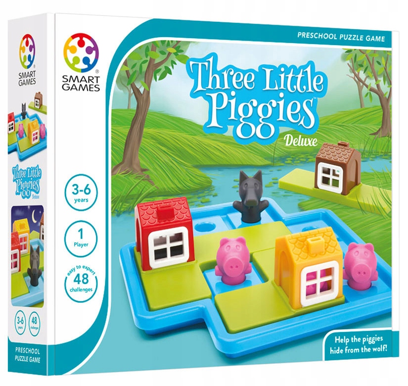 

Trzy małe świnki Deluxe Smart Games