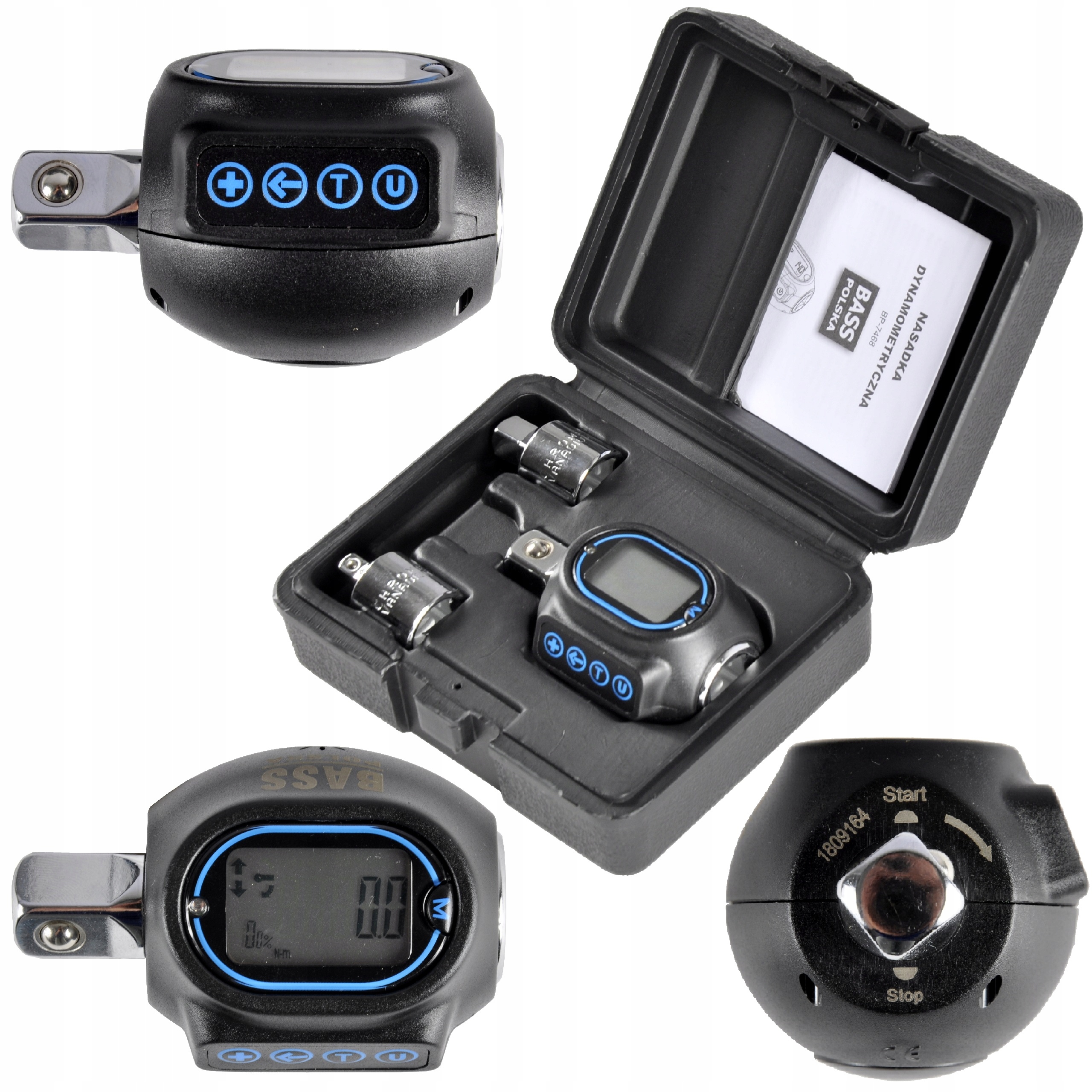 

Klucz Dynamometryczny 0-200Nm Przystawka LCD Bass