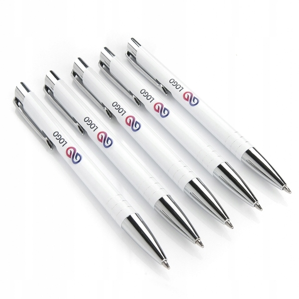 DŁUGOPISY Z NADRUKIEM LOGO REKLAMOWE 50 SZTUK