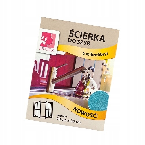 

Ścierka Z Mikrofibry Mikrofibra Do Szyb Ściereczka