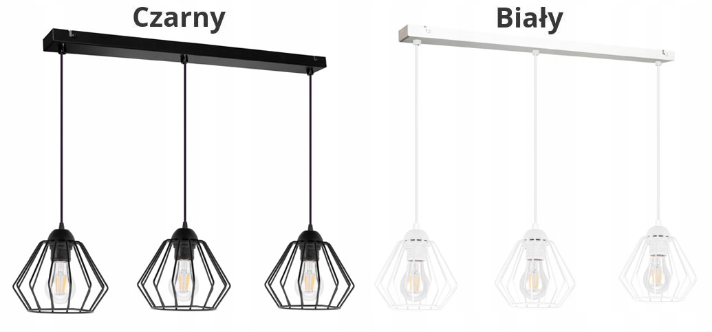 SUFITOWA LAMPA WISZĄCA DIAMENT LOFT EDISON LED Marka Light Home