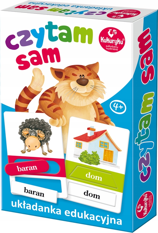 Gra edukacyjna Promatek Układanka Czytam Sam