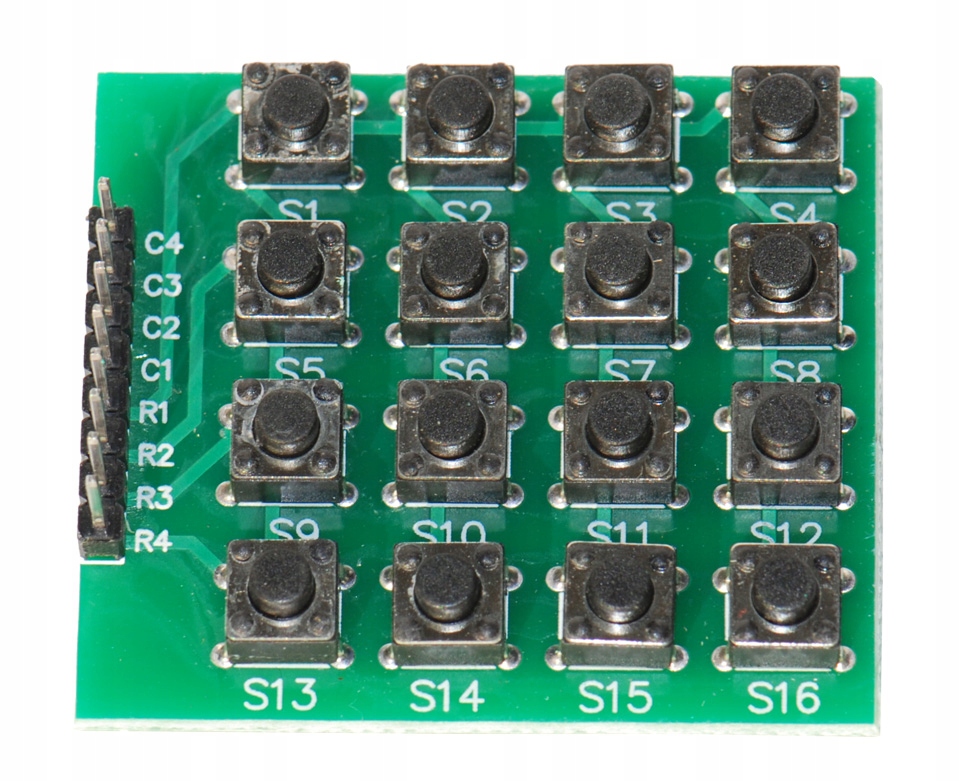 Klawiatura matrycowa 4x4 TACT do arduino, AVR inne Kod producenta OEM